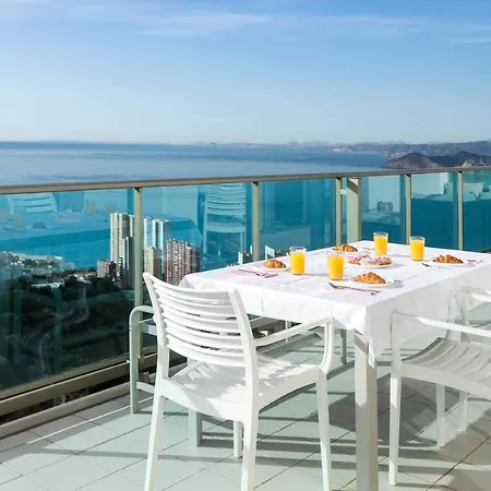 Apartament 42nd Floor - Penthouse Vip With Private Terrace And Sea Views Benidorm